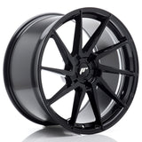 Cerchio in Lega JAPAN RACING JR36 20x9,5 ET20-40 5H con foratura su misura Gloss Black