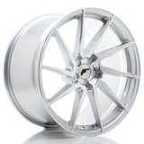 Cerchio in Lega JAPAN RACING JR36 20x10,5 ET15-50 5H con foratura su misura Silver Machined Face