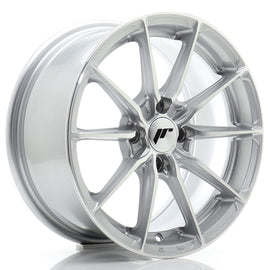 Cerchio in Lega JAPAN RACING JR37 15x7 ET38 4x100 Silver Machined Face