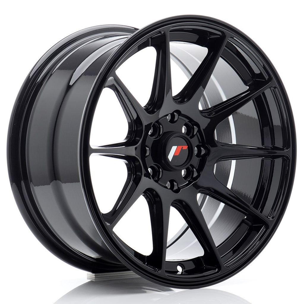 Cerchio in Lega JAPAN RACING JR11 16x8 ET25 4x100/114 Gloss Black