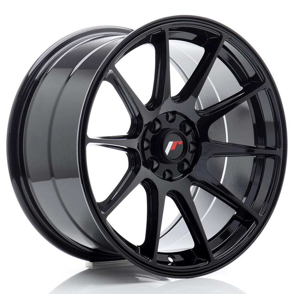 Cerchio in Lega JAPAN RACING JR11 17x9 ET20 4x100/114 Gloss Black