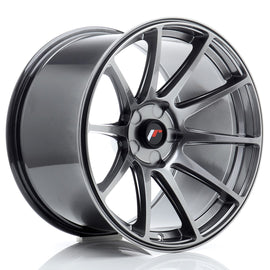 Cerchio in Lega JAPAN RACING JR11 18x10,5 ET0-25 5H con foratura su misura Hyper Black