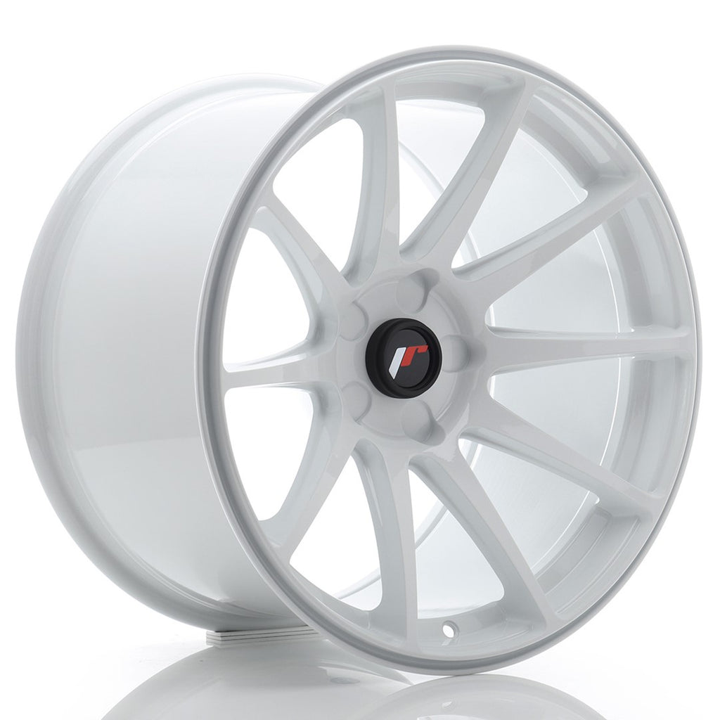 Cerchio in Lega JAPAN RACING JR11 18x10,5 ET0-25 5H con foratura su misura White