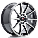 Cerchio in Lega JAPAN RACING JR11 18x8.5 ET40 5x112/114 Black Machined Face