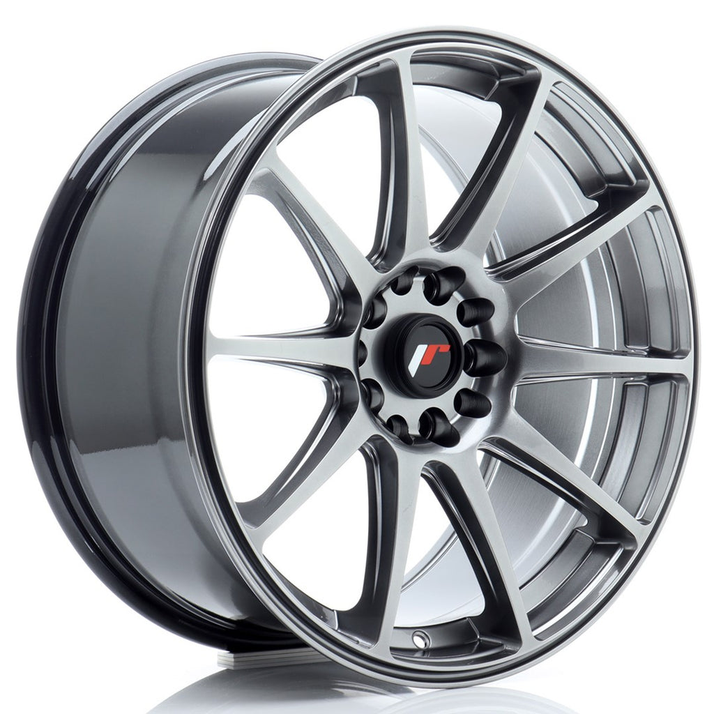 Cerchio in Lega JAPAN RACING JR11 18x8.5 ET40 5x112/114 Hyper Black