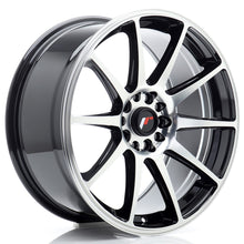 Carica l&#39;immagine nel visualizzatore di Gallery, Cerchio in Lega JAPAN RACING JR11 18x8.5 ET35 5x100/108 Black Machined Face