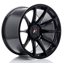 Load image into Gallery viewer, Cerchio in Lega JAPAN RACING JR11 19x11 ET15-25 5H con foratura su misura Gloss Black