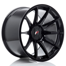 Cerchio in Lega JAPAN RACING JR11 19x11 ET15-25 5H con foratura su misura Gloss Black