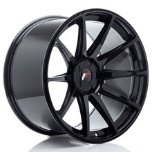Load image into Gallery viewer, Cerchio in Lega JAPAN RACING JR11 20x11 ET20-30 5H con foratura su misura Gloss Black