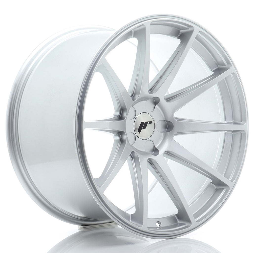 Cerchio in Lega JAPAN RACING JR11 20x11 ET20-30 5H con foratura su misura Hyper Silver