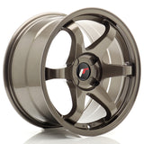 Cerchio in Lega JAPAN RACING JR3 17x9 ET20-35 4H con foratura su misura Bronze