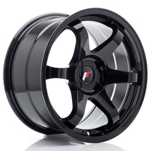 Load image into Gallery viewer, Cerchio in Lega JAPAN RACING JR3 17x9 ET20-35 4H con foratura su misura Gloss Black
