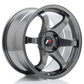 Cerchio in Lega JAPAN RACING JR3 17x9 ET20-35 4H con foratura su misura Gun Metal