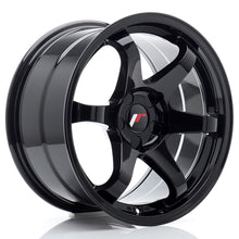Load image into Gallery viewer, Cerchio in Lega JAPAN RACING JR3 17x9 ET20-35 5H con foratura su misura Gloss Black