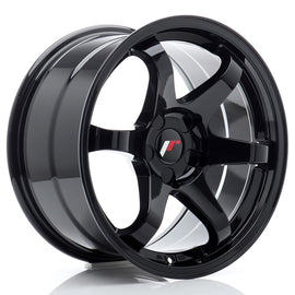 Cerchio in Lega JAPAN RACING JR3 17x9 ET20-35 5H con foratura su misura Gloss Black