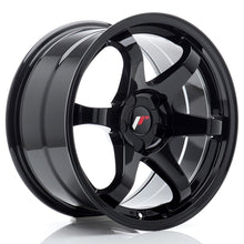 Load image into Gallery viewer, Cerchio in Lega JAPAN RACING JR3 17x9 ET20-35 con foratura su misura Gloss Black