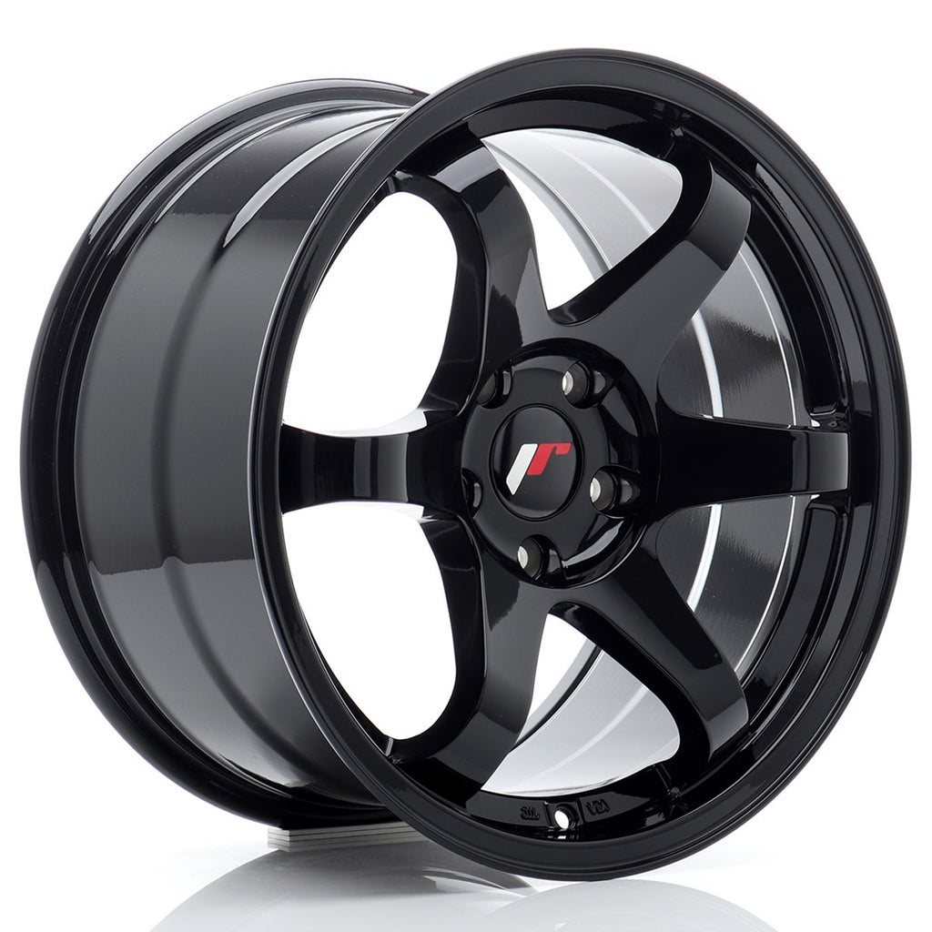 Cerchio in Lega JAPAN RACING JR3 17x9 ET35 5x120 Gloss Black