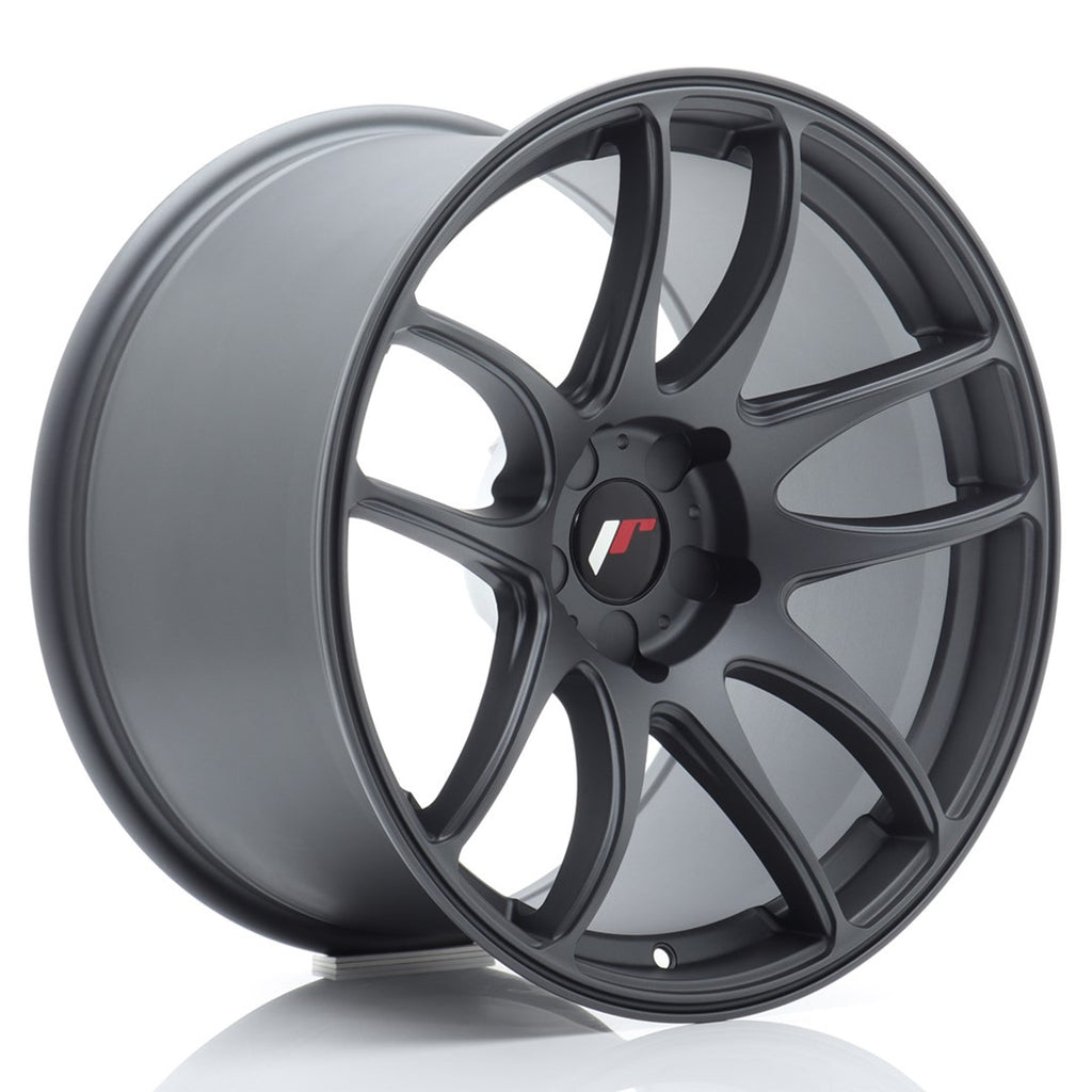 Cerchio in Lega JAPAN RACING JR29 18x10,5 ET15-28 5H con foratura su misura Matt Gun Metal