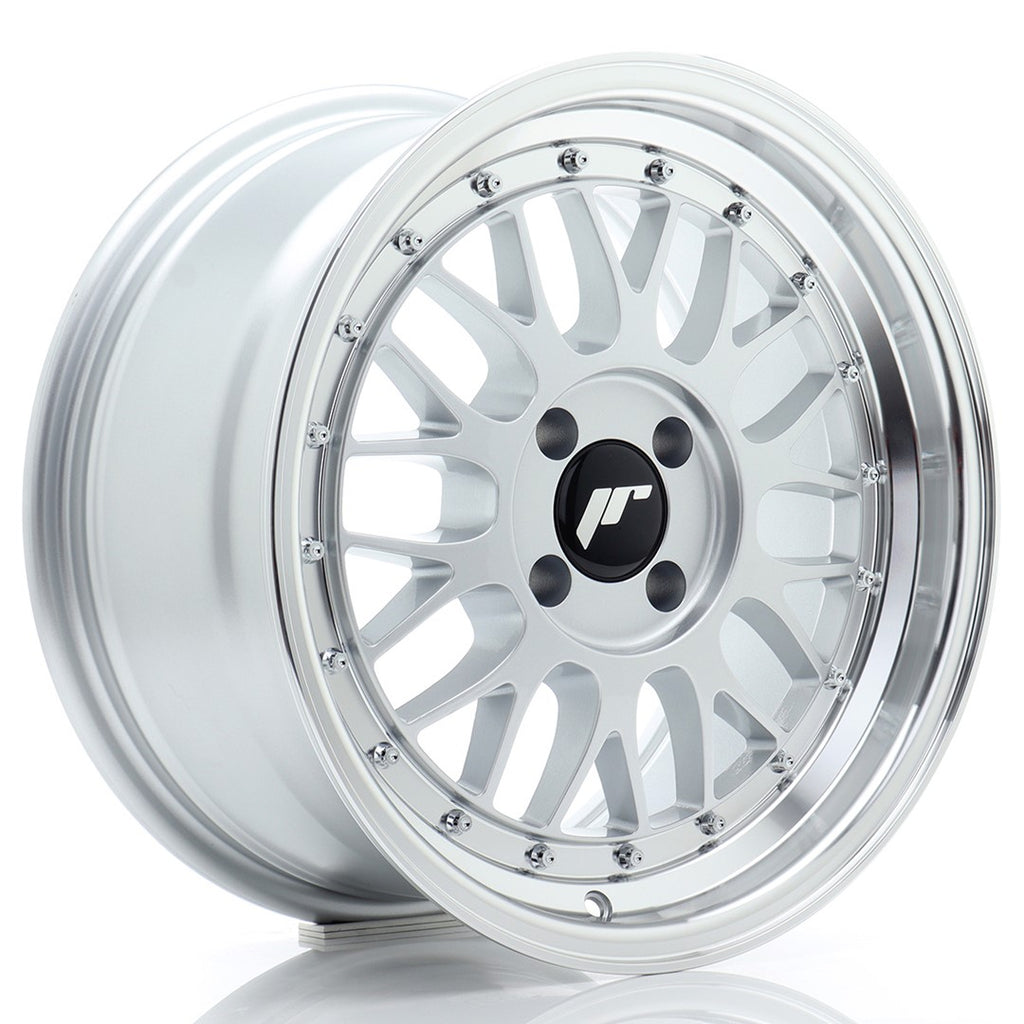 Cerchio in Lega JAPAN RACING JR23 16x8 ET35 4x100 Hyper Silver w/ Machined Lip