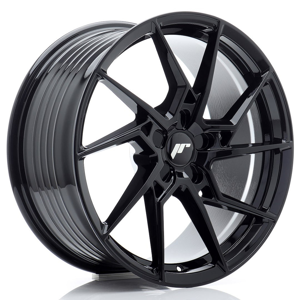 Cerchio in Lega JAPAN RACING JR33 19x8,5 ET20-45 5H con foratura su misura Gloss Black