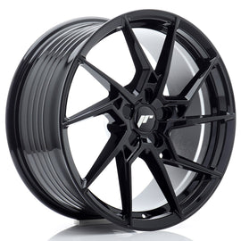 Cerchio in Lega JAPAN RACING JR33 19x8.5 ET20-45 5H con foratura su misura Gloss Black