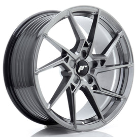 Cerchio in Lega JAPAN RACING JR33 19x8,5 ET20-45 5H con foratura su misura Hyper Black
