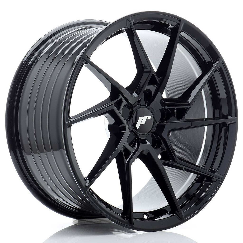 Cerchio in Lega JAPAN RACING JR33 19x9,5 ET20-45 5H con foratura su misura Gloss Black