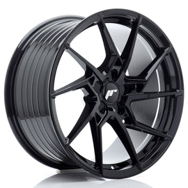 Cerchio in Lega JAPAN RACING JR33 19x9.5 ET20-45 5H con foratura su misura Gloss Black