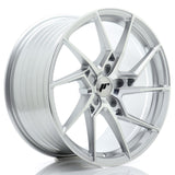 Cerchio in Lega JAPAN RACING JR33 19x9,5 ET20-45 5H con foratura su misura Silver Machined Face