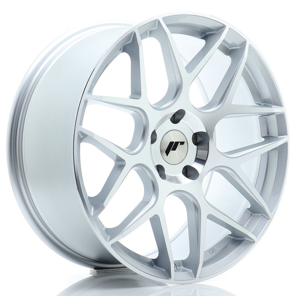 Cerchio in Lega JAPAN RACING JR18 19x8,5 ET35 5x120 Silver Machined Face