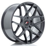 Cerchio in Lega JAPAN RACING JR18 19x8.5 ET20-45 5H con foratura su misura Hyper Gray