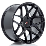 Cerchio in Lega JAPAN RACING JR18 19x9.5 ET20-42 5H con foratura su misura Gloss Black