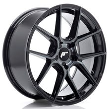 Load image into Gallery viewer, Cerchio in Lega JAPAN RACING JR30 18x8.5 ET20-45 5H con foratura su misura Black Machined w/ Tinted Face