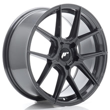 Carica l&#39;immagine nel visualizzatore di Gallery, Cerchio in Lega JAPAN RACING JR30 18x8.5 ET20-45 5H con foratura su misura Hyper Gray