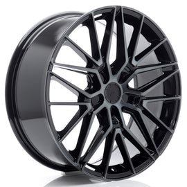 Cerchio in Lega JAPAN RACING JR38 20x8,5 ET20-45 5H con foratura su misura Black Machined w/ Tinted Face