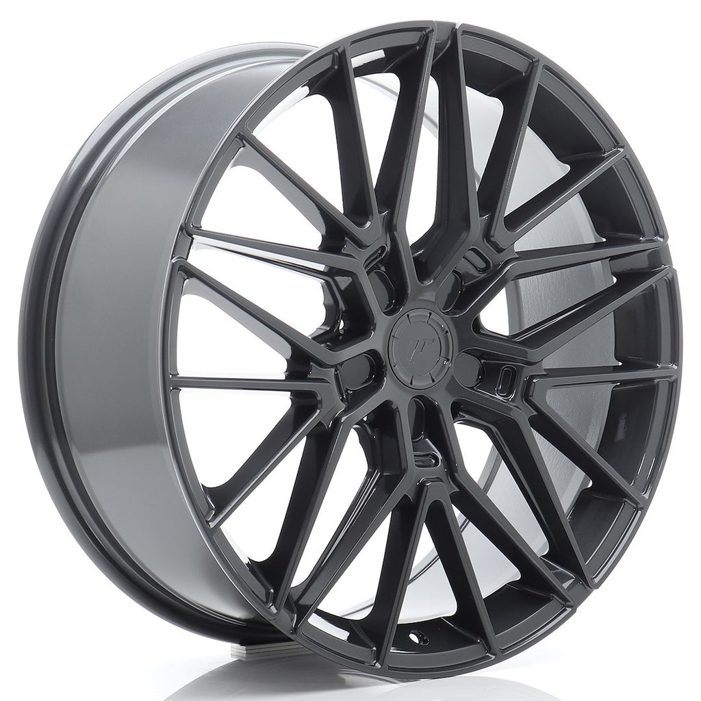 Cerchio in Lega JAPAN RACING JR38 20x8,5 ET20-45 5H con foratura su misura Hyper Gray