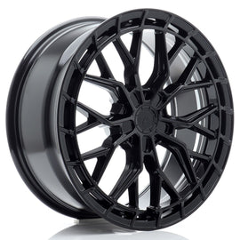 Cerchio in Lega JAPAN RACING JR48 19x8.5 ET20-45 5H con foratura su misura Gloss Black