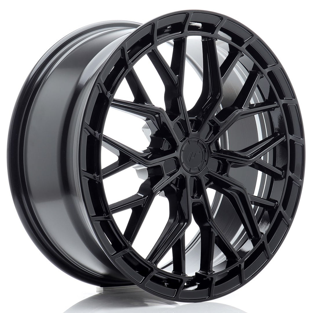 Cerchio in Lega JAPAN RACING JR48 20x8,5 ET20-45 5H con foratura su misura Gloss Black