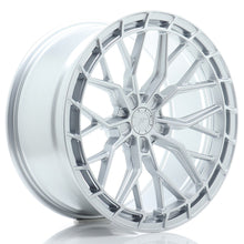 Load image into Gallery viewer, Cerchio in Lega JAPAN RACING JR48 20x10 ET20-45 5H con foratura su misura Hyper Silver