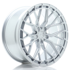Cerchio in Lega JAPAN RACING JR48 20x10 ET20-45 5H con foratura su misura Hyper Silver