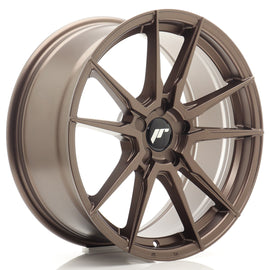 Cerchio in Lega JAPAN RACING JR21 18x8,5 ET35 5x112 Matt Bronze