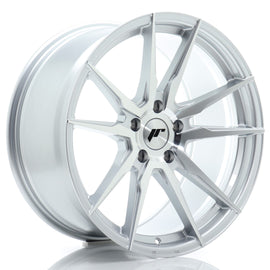 Cerchio in Lega JAPAN RACING JR21 19x9.5 ET35 5x120 Silver Machined Face