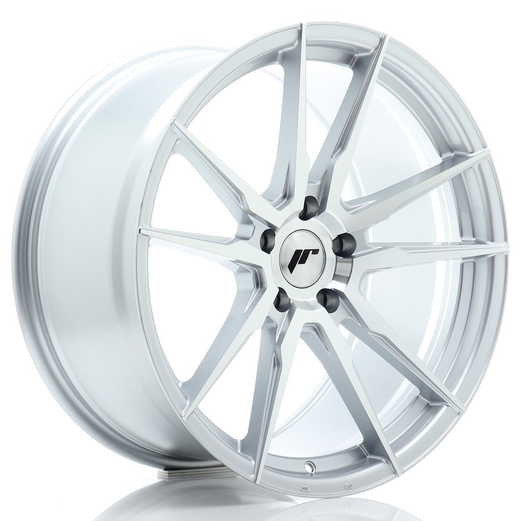 Cerchio in Lega JAPAN RACING JR21 20x10 ET40 5x120 Silver Machined Face