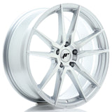 Cerchio in Lega JAPAN RACING JR21 20x8.5 ET35 5x120 Silver Machined Face