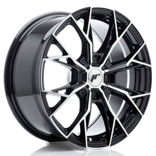 Load image into Gallery viewer, Cerchio in Lega JAPAN RACING JR49 17x8 ET20-40 4H con foratura su misura Gloss Black Machined Face
