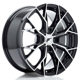 Cerchio in Lega JAPAN RACING JR49 17x8 ET20-40 4H con foratura su misura Gloss Black Machined Face