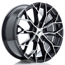 Carica l&#39;immagine nel visualizzatore di Gallery, Cerchio in Lega JAPAN RACING JR49 18x8 ET20-42 5H con foratura su misura Gloss Black Machined Face