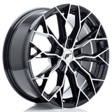 Cerchio in Lega JAPAN RACING JR49 18x8 ET20-42 5H con foratura su misura Gloss Black Machined Face