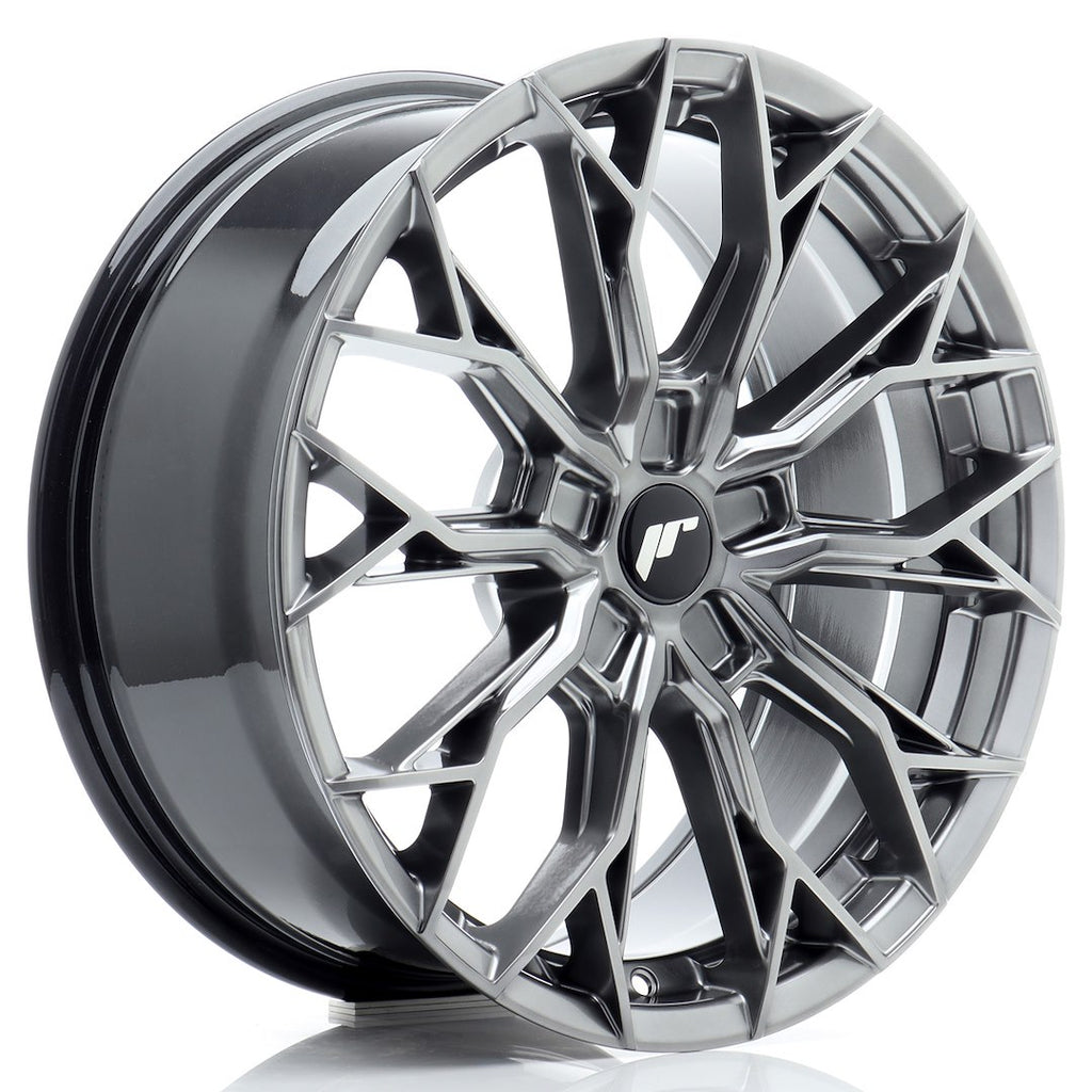 Cerchio in Lega JAPAN RACING JR49 18x8 ET20-42 5H con foratura su misura Hyper Black