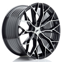Load image into Gallery viewer, Cerchio in Lega JAPAN RACING JR49 19x9 ET20-40 5H con foratura su misura Gloss Black Machined Face